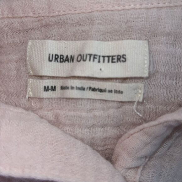 URBAN OUTFITTERS Pink Rose Gauzy Blouse-M - Picture 9 of 11